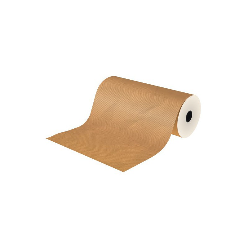 Toogrollen bruin gelijnd, 80 cm breed, *Linepack Natura 50 gr.