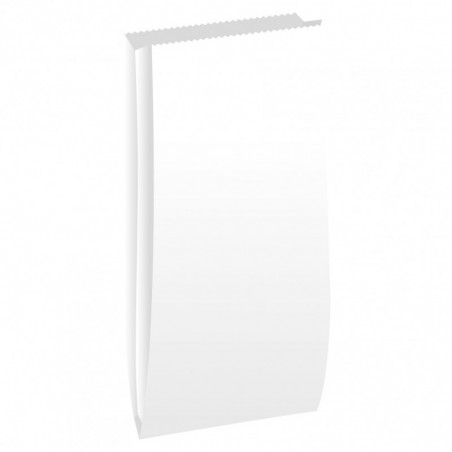 Pistoletzak blanco 12 P, 22x(2x5,2)x38/40 cm, Ecopack Bianca 50 gr.