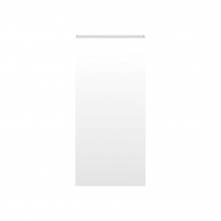 Pistoletzak blanco 6 P, 17x(2x5,2)x32/34 cm, Ecopack Bianca 50 gr.