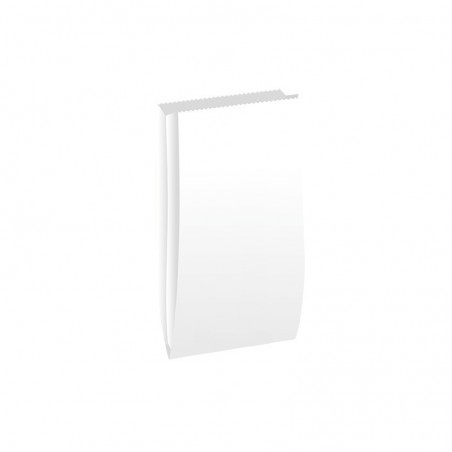 STRD koekenzak , “Blanco”, 22x(2x5,2)x38/40 cm, Luxpack Bianca 40 gr + paraffine