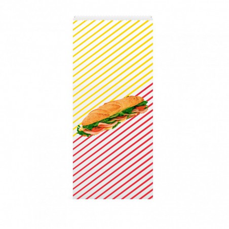 Sandwichzak 'Sandwichdesign', 12x(2x4,1)x38/40 cm, Luxpack Bianca 40 gr. + paraffine