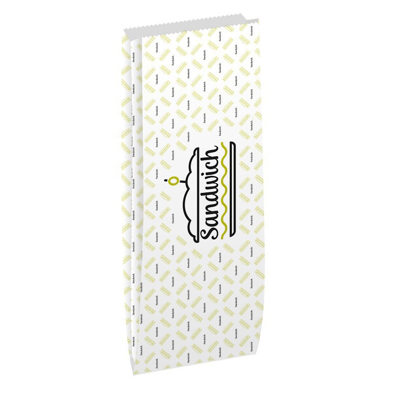 STDR Sac Sandwich 12x(2x4,1)x46/48 cm “Sandwich”,  Luxpack Bianca 40 gr + paraffine