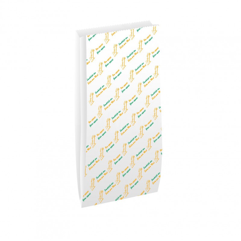 Sandwichzak Bon Appetit, 9,5x(2x3,7)x46/48 cm, Luxpack Bianca 40 gr.+paraffine